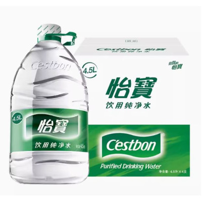 怡寶飲用純淨水 4.5L x 4 (原箱)